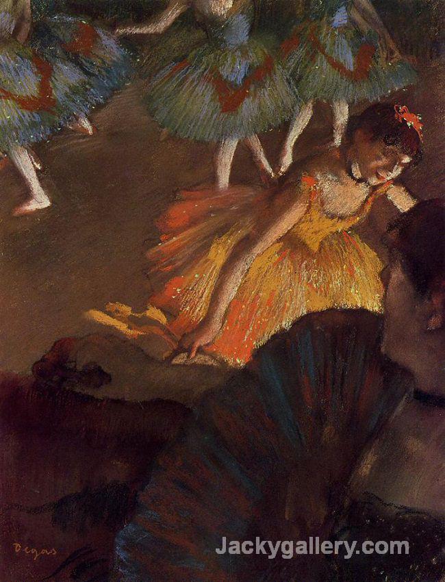 A Ballet Seen From the Opera Box by Edgar Degas paintings reproduction